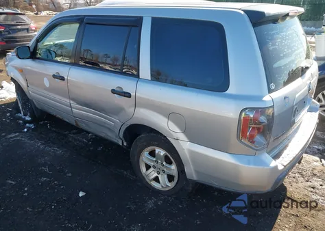 2007 Honda Pilot Lx from USA, damaged, VIN 2HKYF18177H530340